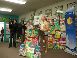 Gord McCallum in diapers